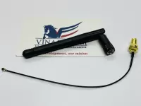 Ăng-Ten Wifi 2.4Ghz 3dBi Đầu SMA Đực Kèm Cáp RF Ipex 15cm